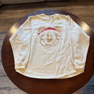 3518 Disney Disneyland Resort Spirit Jersey Large Mickey Mouse Holiday Christmas